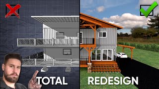 I Was Forced To COMPLETELY REDESIGN My 2-Story Container Home!