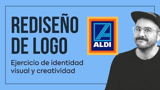 🔥 Rediseñando el logo de ALDI 🇩🇪  de 1983