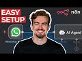 n8n WhatsApp Tutorial: Setup an AI Agent in Minutes (Easy)