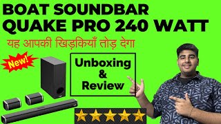 boat aavante soundbar bar quake pro 240w | boat best soundbar 2025 under 10000