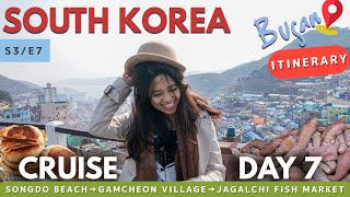 PERFECT 1 Day Busan Itinerary (I rode a Cruise Ship from Japan to South Korea!)
