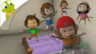 Five Little Monkeys 3D Nursery Rhyme