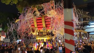 【百舌鳥八幡宮】令和6年　梅北町ふとん太鼓　宮出し