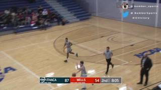 Ithaca Men's Basketball vs  Wells