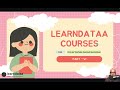 learndataa Courses | What is Data Science, AI, ML, DL