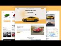 Responsive Premium Cars Rental Website Using HTML CSS And JavaScript