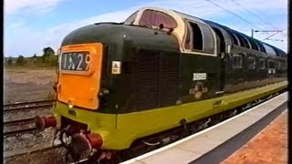 DELTIC D9009 on her 1st main line run plus 55019 York 99 LOCO TV UK ARCHIVE.