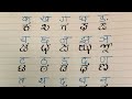 How to write Kannada Alphabets - explained through Hindi alphabets