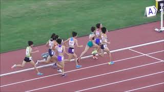 第73回福井国体「陸上女子800m 少年共通」決勝