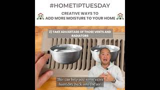 Home Tip Tuesday | Ways to add moisture to your home | Real Estate Life Hacks | Real Estate |#shorts