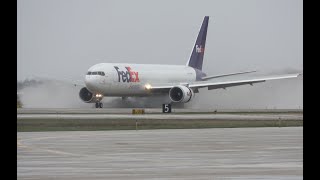 Stormy DTW 27R heavy plane spotting