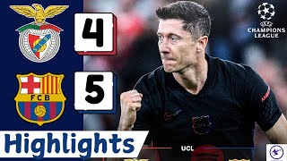 🔴 HIGHLIGHTS - BENFICA vs BARCA 4-5 | Goals \u0026 Highlights | CHAMPIONS LEAGUE Goals Today - REMONDATA