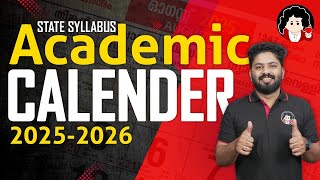 Academic Calendar 2025-26 (State syllabus)