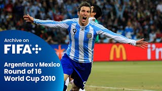 FULL MATCH: Argentina vs. Mexico 2010 FIFA World Cup