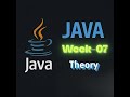 Programming Concepts using Java || Week-7 Theory || Diploma Level || IIT Madras BS Degree