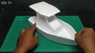 How to make a Boat from Styrofoam - DIY