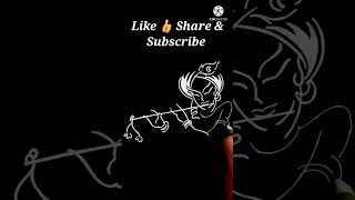 Janmashtami Drawing | How To Draw Krishna Easy #shorts #krishna