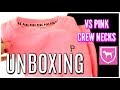 VICTORIAS SECRET PINK HAUL-crew necks try on