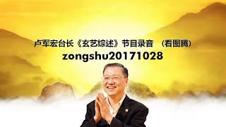 zongshu20171028 卢军宏台长《玄艺综述》节目录音  (看图腾)