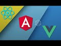 React vs Angular vs Vue.js by Example | best JavaScript framework?