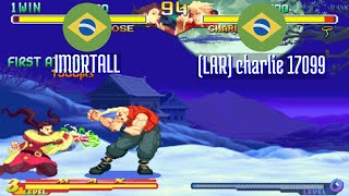 FT10 @sfa2u: IMORTALL (BR) vs (LAR) charlie 17099 (BR) [SF Alpha 2 sfa2 Fightcade] Jan 13