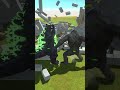 Super Godzilla vs Kingkong Animal Revolt Battle Simulator #shorts