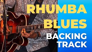 Rhumba blues backing track in A | 12 bar blues jam track