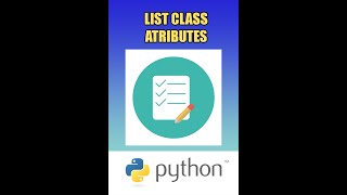 Python - Get Object Attributes With a Dir Function