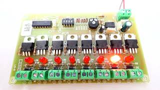 Cebek LS-8vS1 (CLS08vS1) - 12Vdc 8-Channel Sequential Light Controller (Fast Step Version)