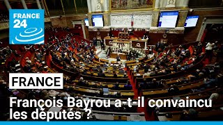 François Bayrou a-t-il convaincu les députés de l'Assemblée nationale ? • FRANCE 24