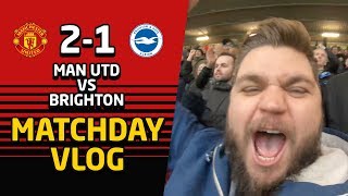 Football Taught By Matt Busby! United 2-1 Brighton Vlog | Man Utd News