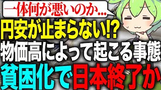 【止まらない円安！】日本貧困化？何が悪いのか…歴史的円安とこれからの日本【ずんだもん＆ゆっくり解説】