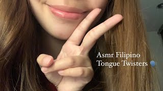 Asmr Tagalog/Filipino Soft Spoken Tongue Twisters 🌪️