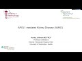 J. Ashley Jefferson, MD -  APOL1 Mediated Kidney Disease