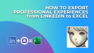 HOW TO EXPORT PROFESSIONAL EXPERIENCES from LINKEDIN | HOW TO EXTRACT EXPERIENCE from RESUME