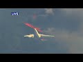 wine country fire video of jumbo jet making retardant drop on wine country fire