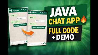 Java Chat Application | Full Code + Output | Socket Programming Project (Part-1)