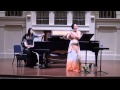 Ki Yeon Kim Recital-Flute (Histoires pour flute et piano - 2.Le petit ane blanc) J. Ibert