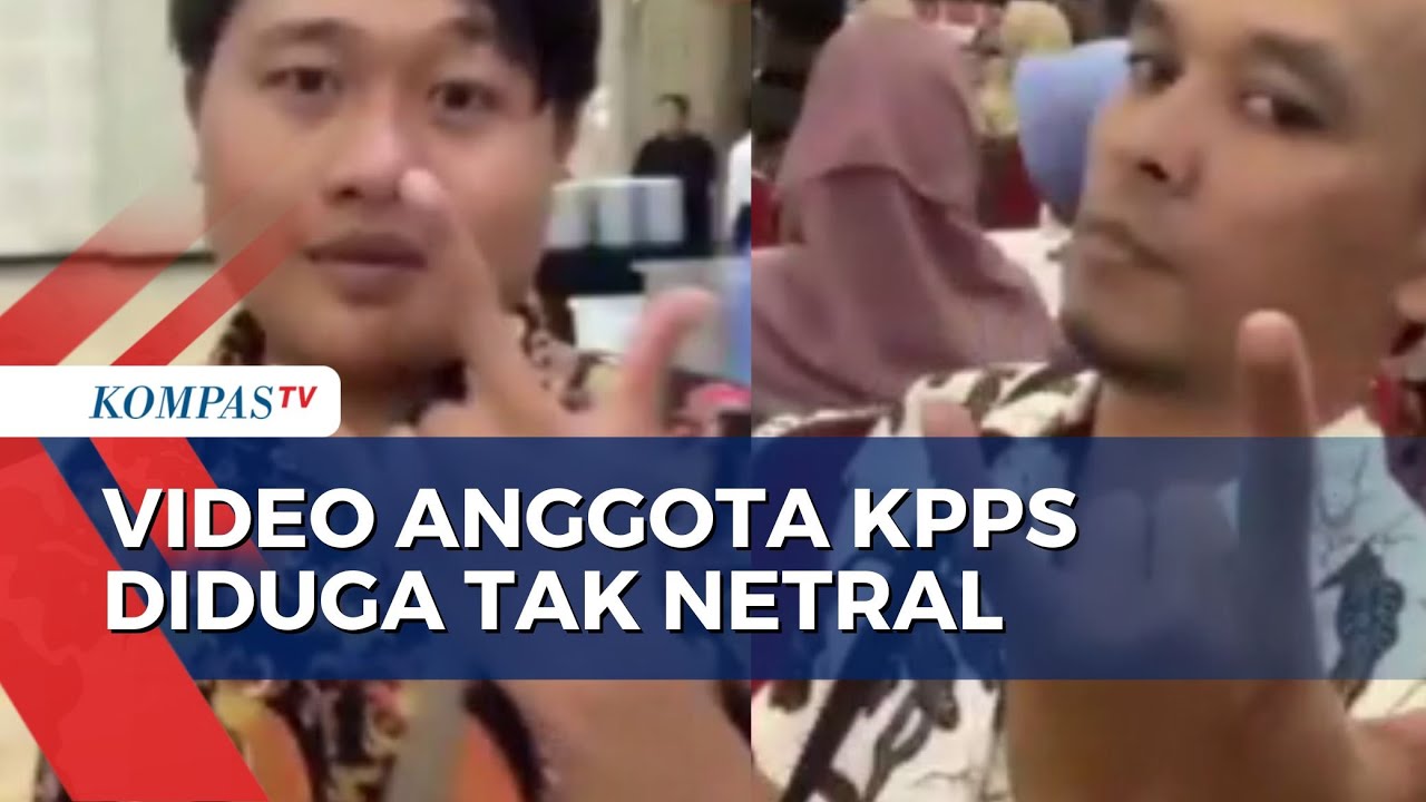 Viral Anggota KPPS Diduga Tidak Netral, Acungkan Jari Identik Paslon ...