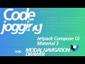 Kotlin With Jetpack Compose Ui And Material 3:  Modal Navigation Drawer