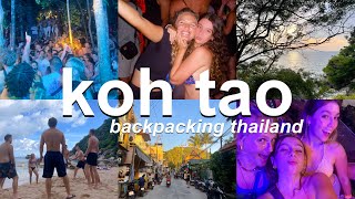 BACKPACKING THAILAND TRAVEL VLOG | Koh Tao Island Life at 18