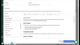 Notification Templates Full Word Bank Review | Adracare