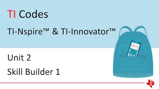 10 minutes of Code with TI-Nspire and TI-Innovator | Loops | Skill Builder 1