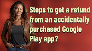 Steps to get a refund from an accidentally purchased Google Play app?