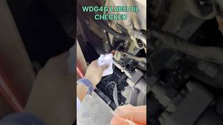 WDG4G LOCOMOTIVE LUBE OIL CHECKING, loco pilot jobs vlog in railway #railway #shorts #wdg4g #train