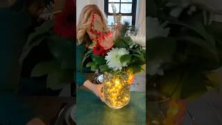 Holiday Centrepiece #christmas #floral #diy