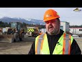 mainroad grading operations on central vancouver island