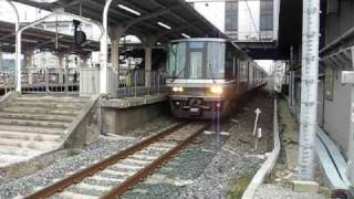 223系2000番台　新快速　千里丘駅　通過