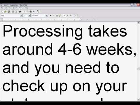 How to submit your poems and get paid up to $300.00! How to submit your poems and get paid up to $300.00!