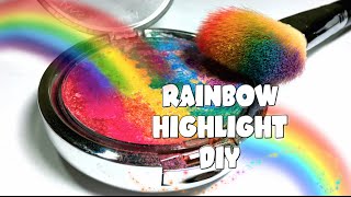 PINTERTEST- RAINBOW HIGHLIGHTER DIY!